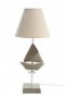 pied de lampe en bois naturel