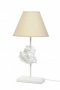 Pied de lampe en bois blanc