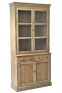 Armoire vitrine –  Bois naturel